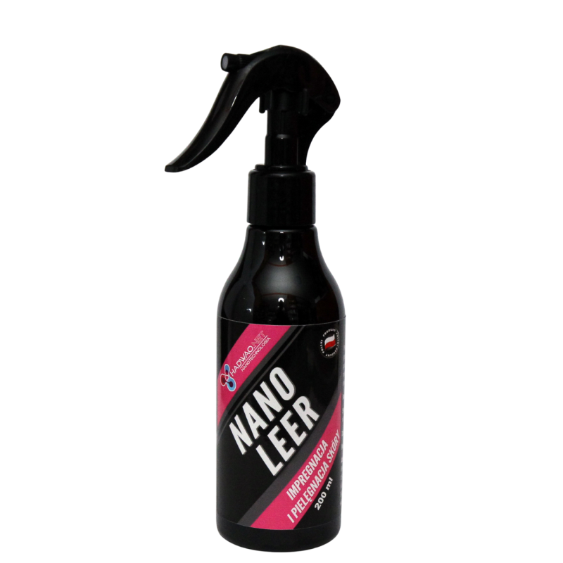 Preparat do pielęgnacji skóry i ekoskóry w aucie, Nano Leer, 200 ml
