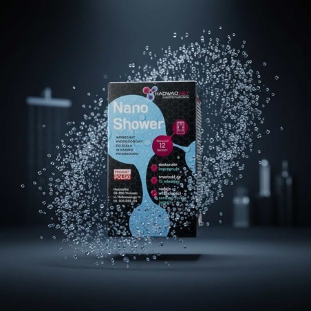 Zestaw do impregnacji kabiny prysznicowej: impregnat hydrofobowy "nano shower", płyn odtłuszczający, ściereczka z mikrofibry.