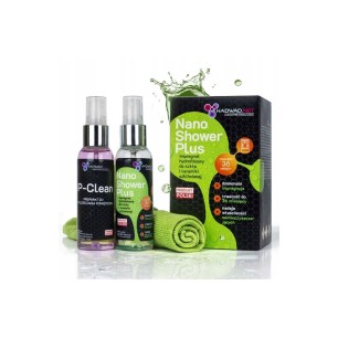 Impregnat do kabin prysznicowych - Zestaw: "Nano Shower Plus"