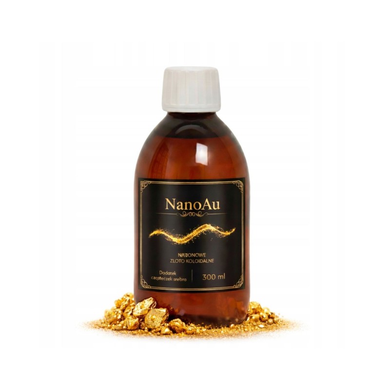 Niejonowe nano złoto koloidalne 50 ppm 300 ml