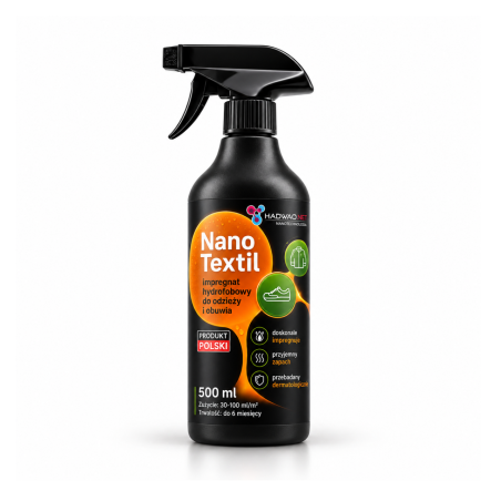 Impregnat hydrofobowy do butów, odzieży i tkanin Nano Textil 500 ml
