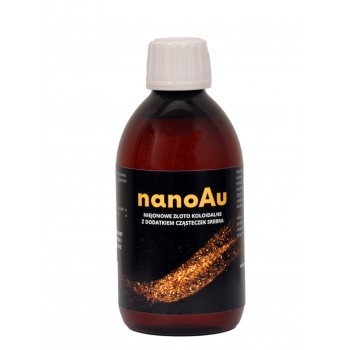 Niejonowe nano złoto koloidalne 50 ppm 300 ml