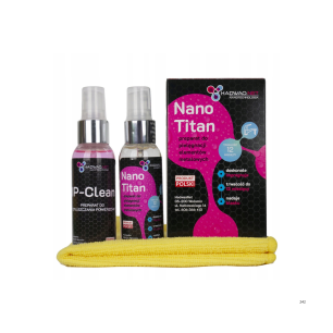 Preparat do pielęgnacji i zabezpieczenia baterii łazienkowych, elementów metalowych - Nano Titan, 50 ml