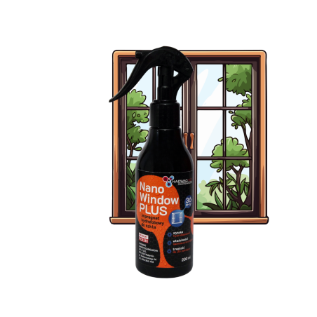 Impregnat do szyb - powłoka do szyb, okien, szkła - Nano Window Plus