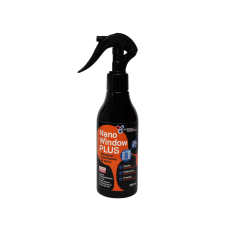 Impregnat hydrofobowy do zabezpieczania okien i szkła - Nano Window Plus, 200 ml