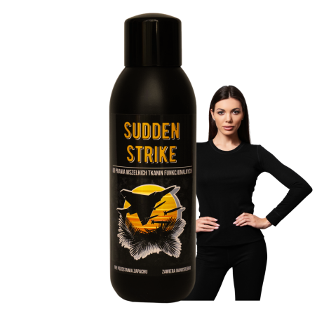 Płyn do prania wszelkich tkanin funkcjonalnych, odzieży sportowej Sudden Strike, 500 ml
